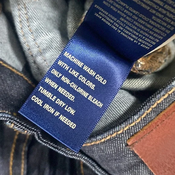 MEK Avalon Cigarette Jeans NWT Women's 29 Dark Blue Denim Embroidered Low Rise - Picture 10 of 17